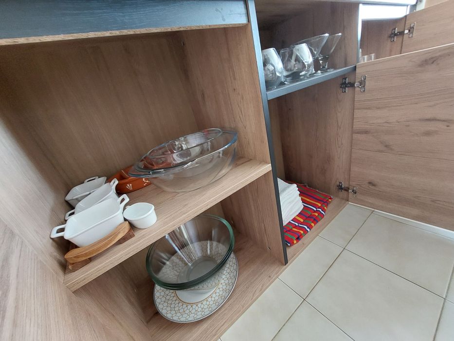 Aparador, carvalho rústico+preto