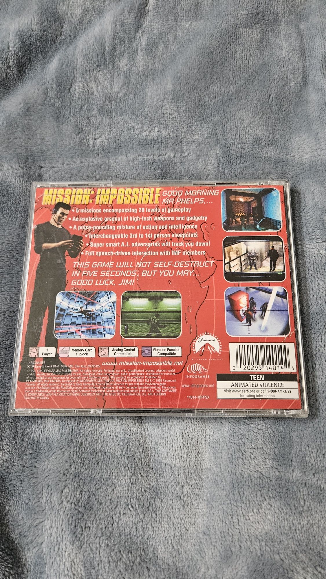 Mision impossible ps1 usa