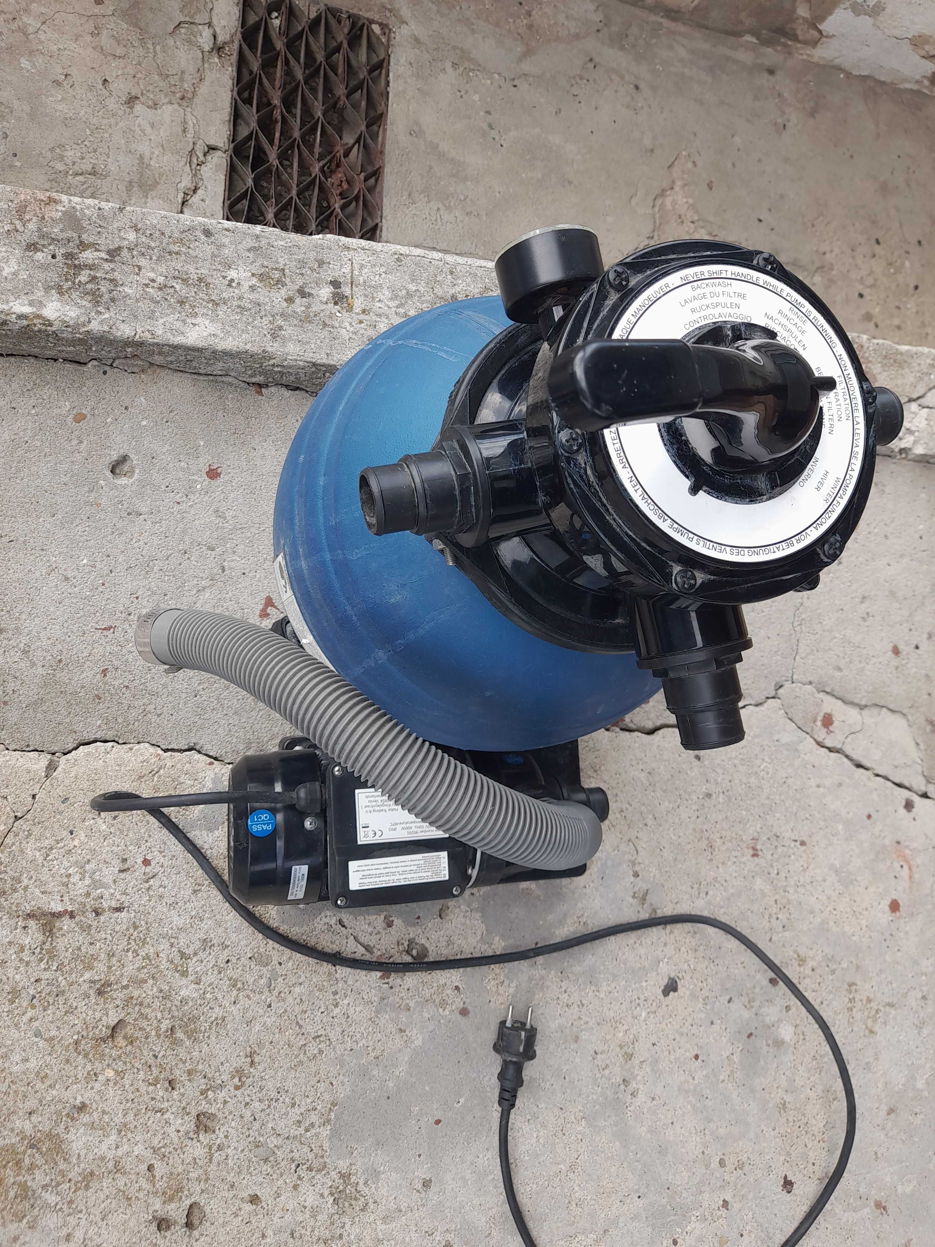 vidaXL Piaskowa pompa filtrująca, 400 W, 11000 L/h