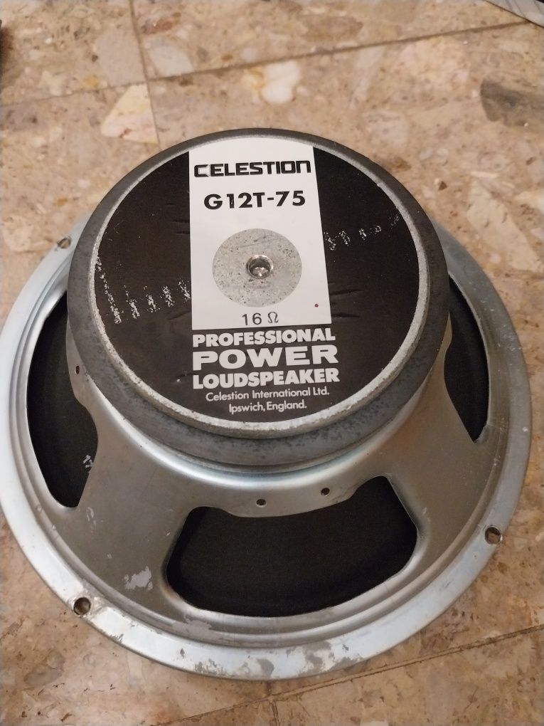 2 Speakers Celestion G12T-75 (ingleses dos anos 90)