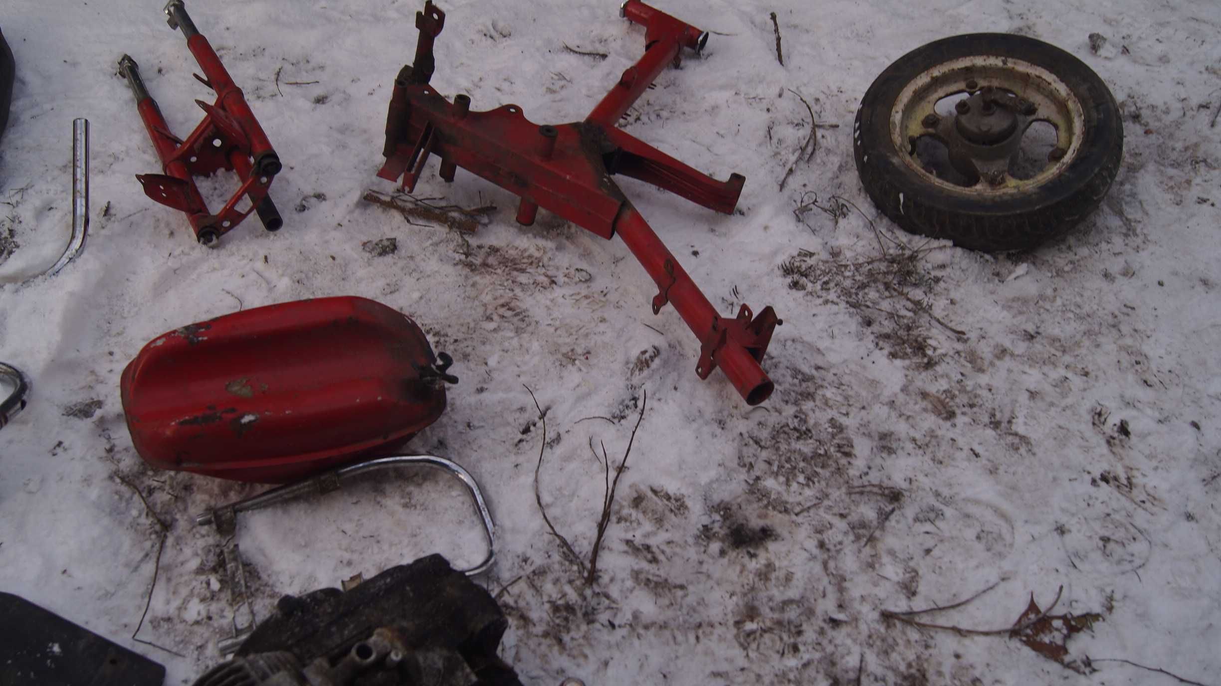Jawa Motorynka Stella wszystkie części cały tylko na części 75 r oryg