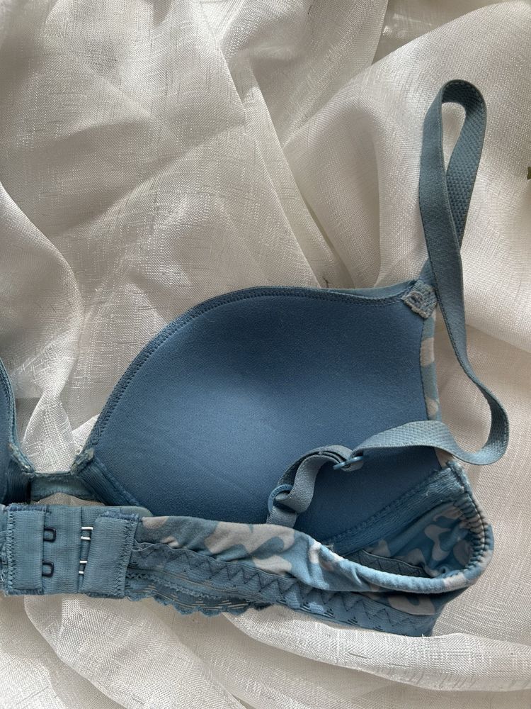 Biustonosz niebieski błękitny Tommy Hilfiger 75A