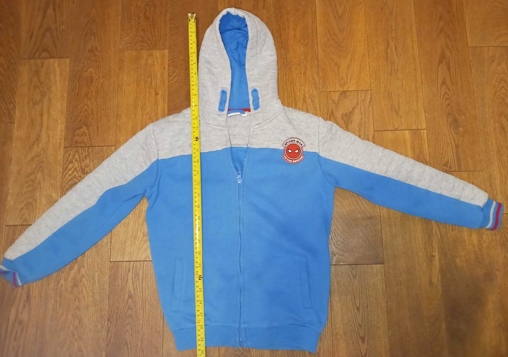 Bluza chłopięca Marvel Spiderman szara rozmiar 140