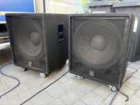 Zestaw Głośniki subwoofery 2x  JBL Jrx 218s + końcówka mocy nx 3000