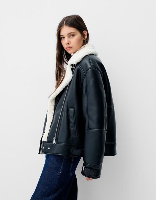 Куртка дубленка Bershka дублянка