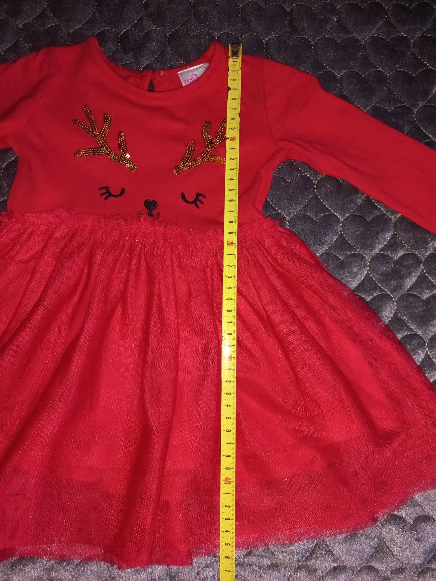 Новорічна сукня для дівчинки 86р.