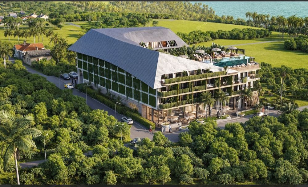 Апартаменты под управлением Wyndham на первой линии пляжа Melasti,Бали