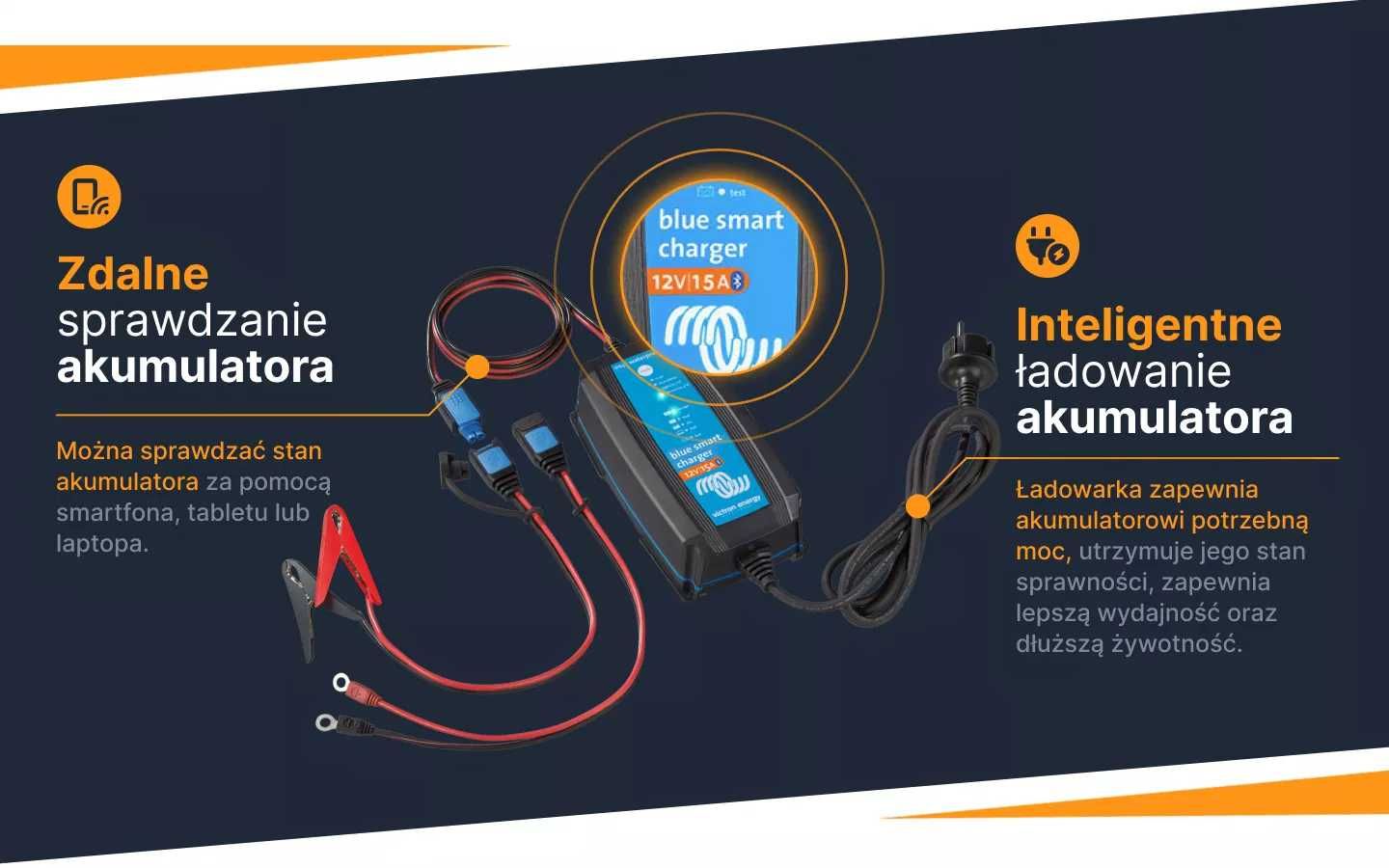 Ładowarka do akmulatora Blue Smart Charger 12V/15A