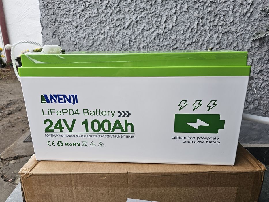 Акумулятор Літій-залізо-фосфат Aneji 24 V 100 Ah