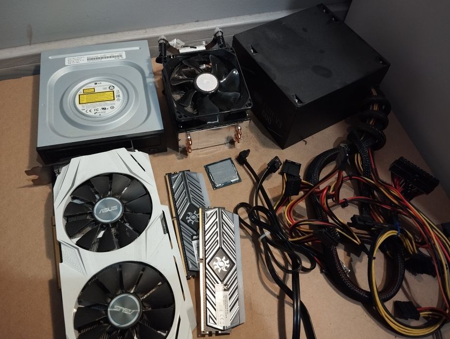 Podzespoły komputerowe (RAM,CPU,GPU i inne)