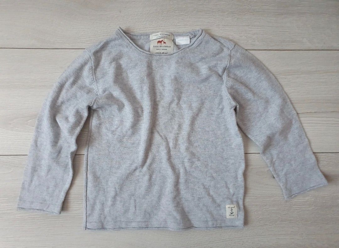 Szary sweterek Zara r 92