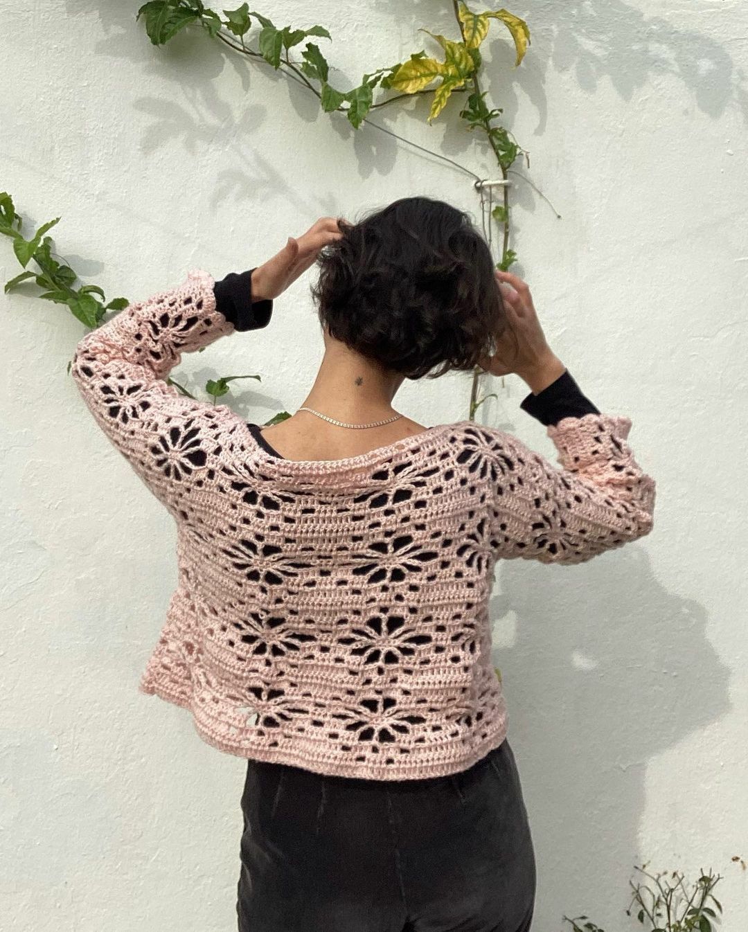 Camisola de crochet