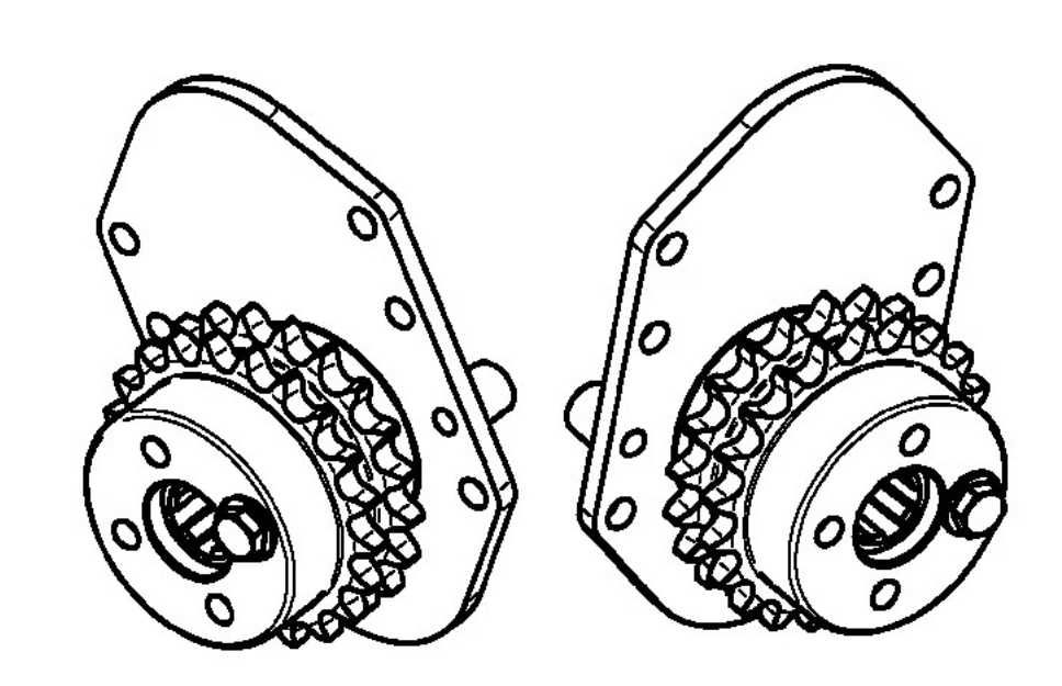 Zestaw kół zmniejszający obroty kukur/słonecznik NEW HOLLAND 8761,6508