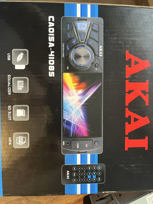Radio samochodowe AKAI CA015A-4108S Bluetooth Pilot