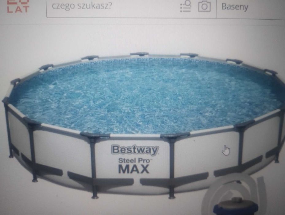 Basen stelażowy BESTWAY STEEL PRO 427 x 84 cm 10220 L Pompa 2000 l/h