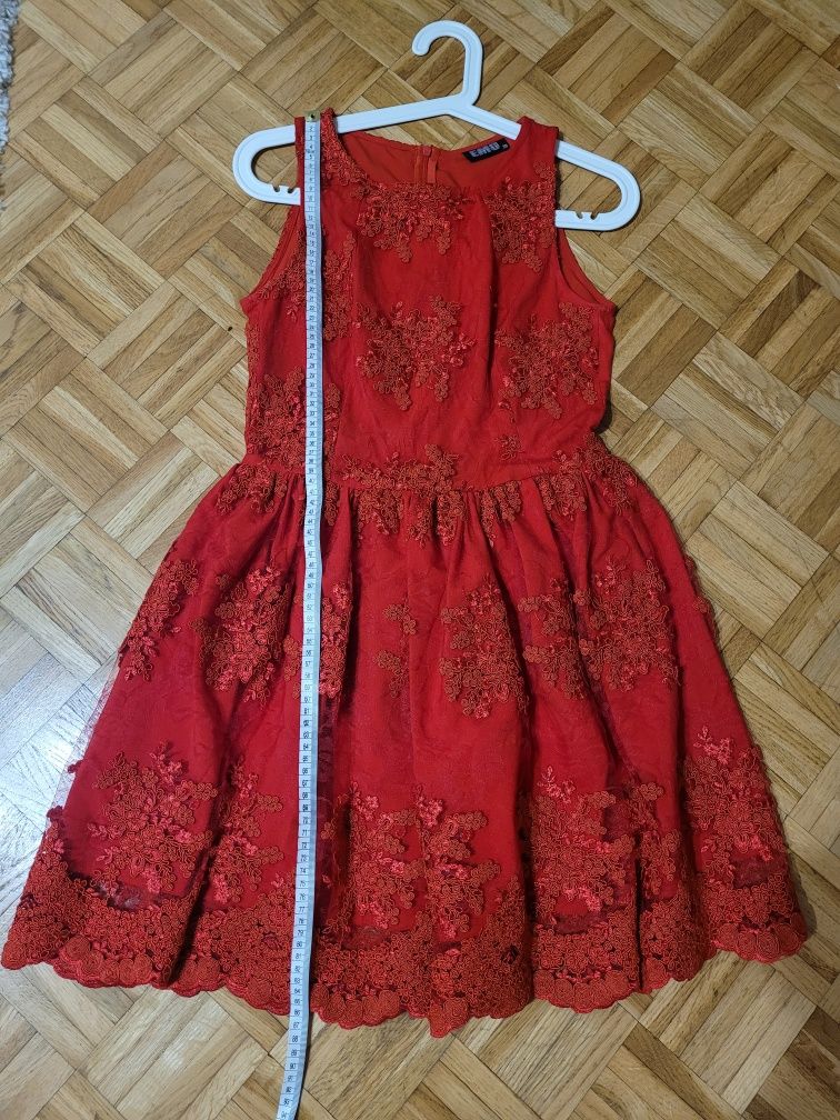 Sukienka czerwona EMO rozm. 38
