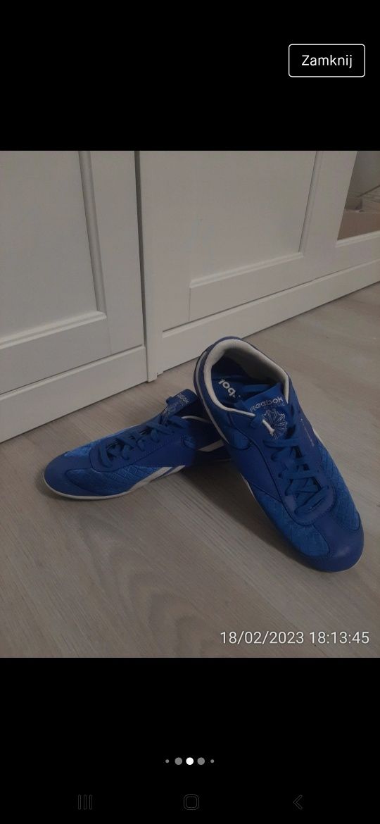 Reebok buty sportowe niebieskie