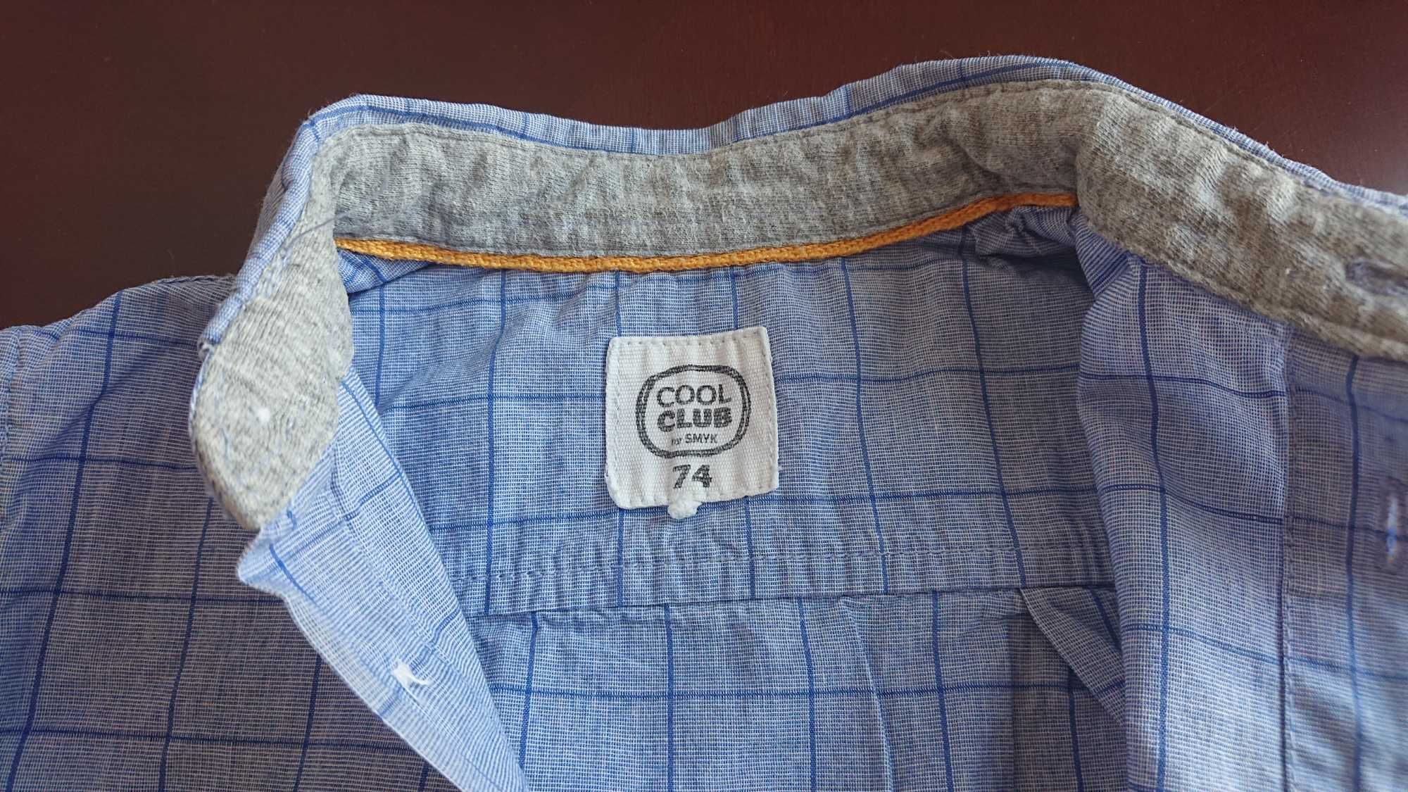 Koszula niemowlęca Cool Club ze Smyka, r. 74, stan BDB
