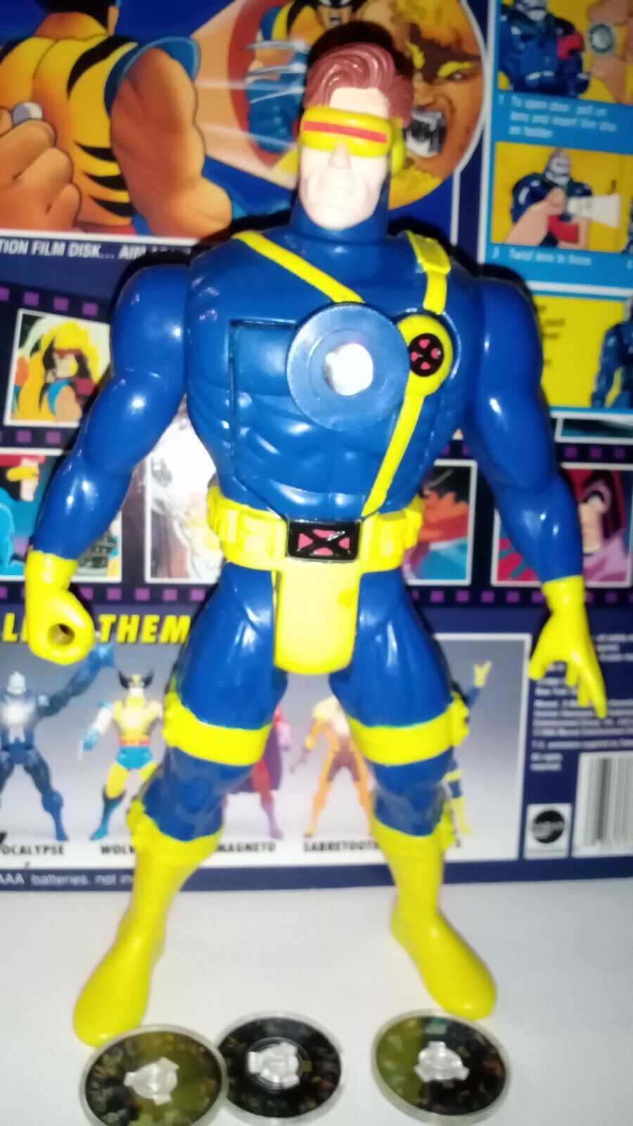 Cyclops Projector X-men Marvel ToyBiz Toy Biz figurka projektor unikat