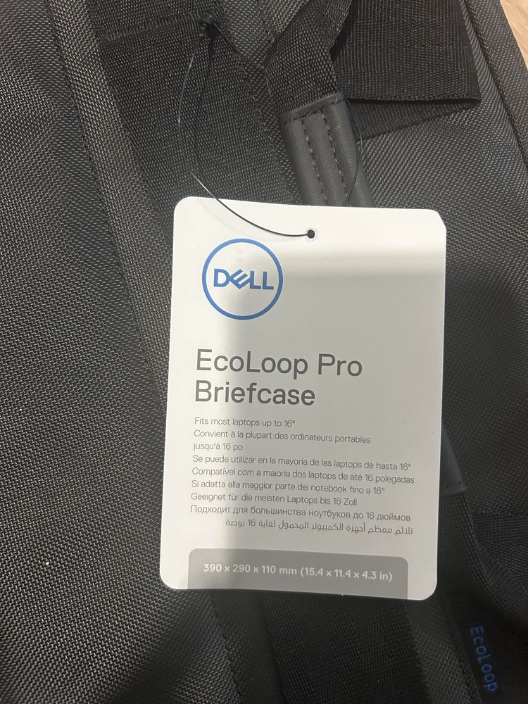 Torba na laptopa Dell EcoLoop 16” 15.1” nowa czarna