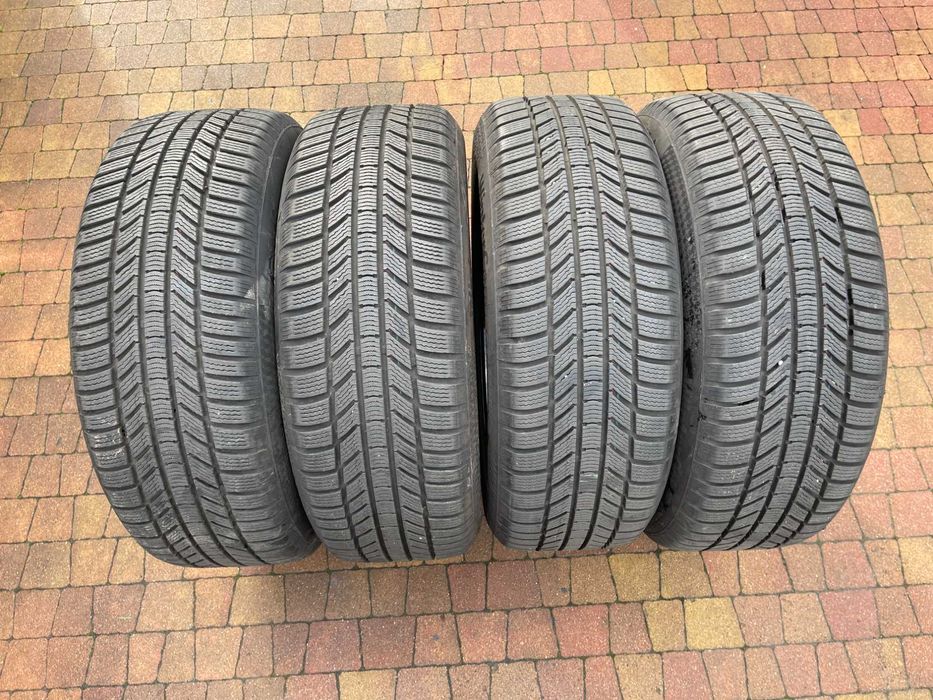 3614. Koła zimowe Volvo XC60 II 5x108 czarne 235/55/19 2024r 8.5mm