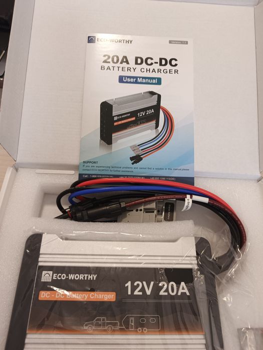 ECO-WORTHY / DC - DC Nattery Charger 20 A Nowy
