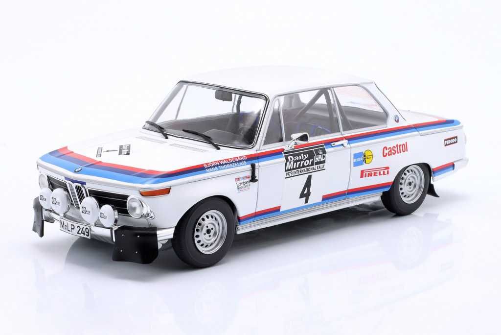 Model 1:18 Ixo BMW 2002 #4 7th RAC Rallye 1973 Waldegard/Thorszelius