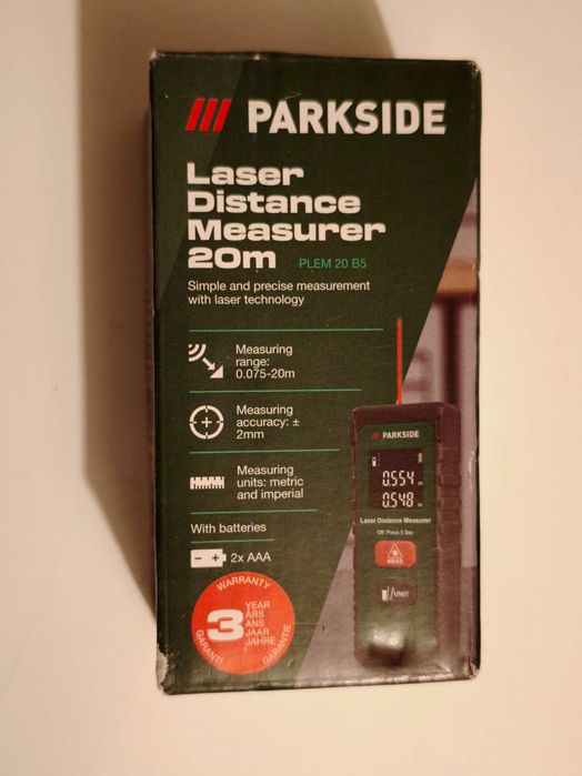 Medidor Laser 20M Parkside