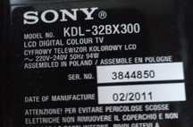 Placas Sony KDL-32BX300