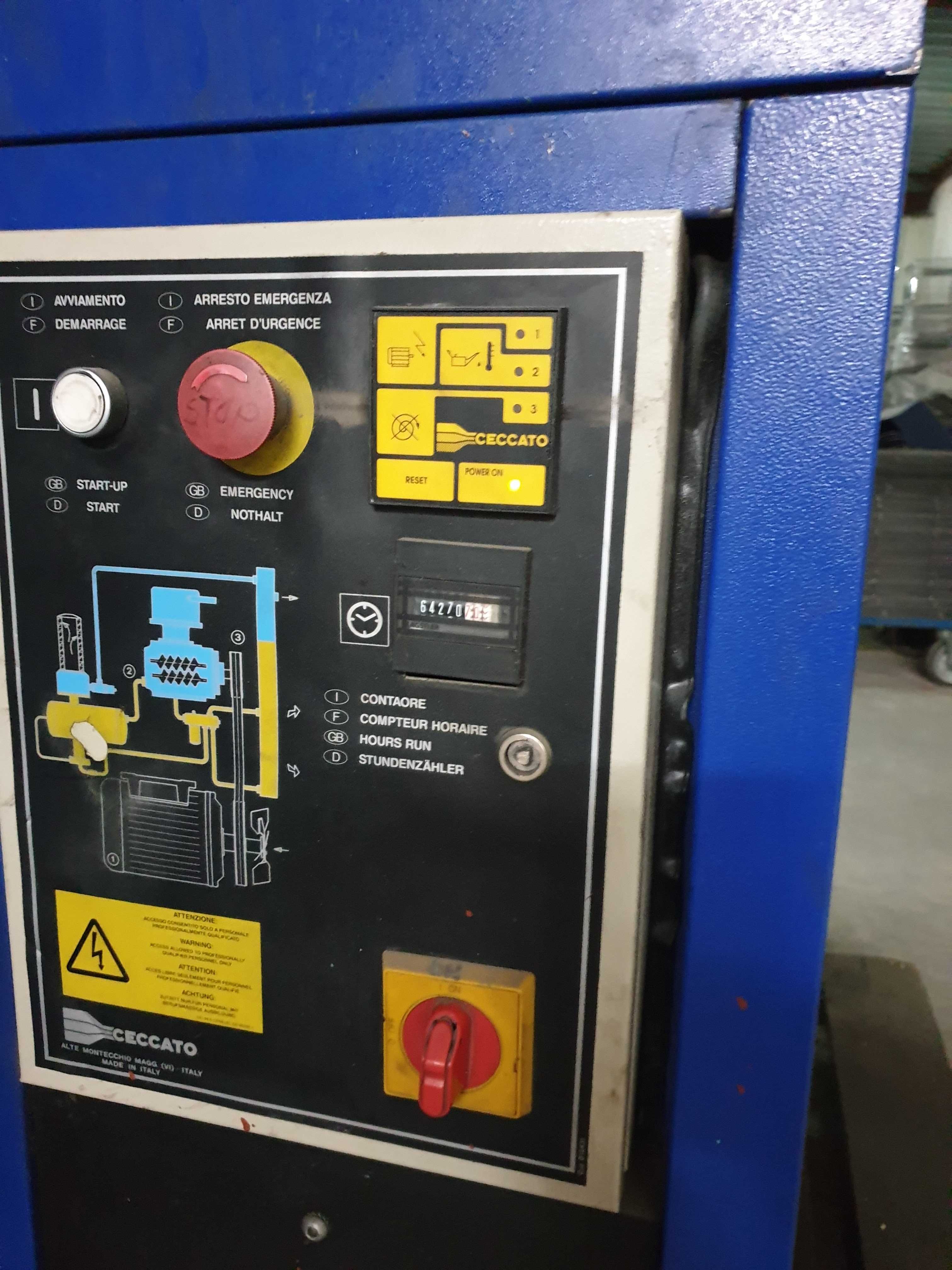 Kompresor śrubowy SPRĘŻARKA ŚRÓBOWA CECCATO 7114 BAR 8 KW 15