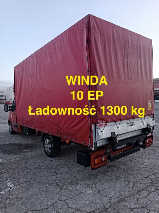 Renault master  Master 10 ep Winda duża sypialnia ŁADOWNOŚĆ 1300 KG