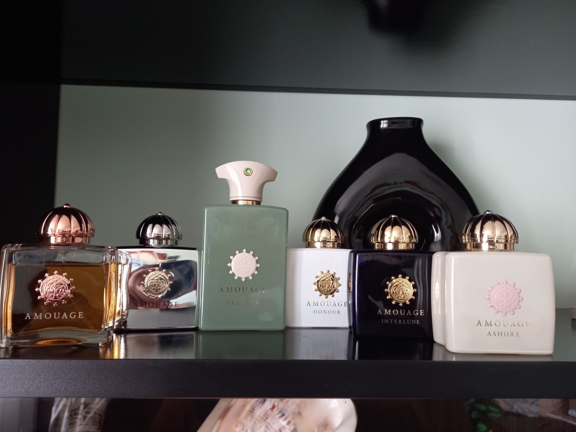 Amouage Guidance, Ashore, Interlude, Honour, Meander, Dia, Reflection