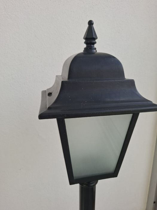 Candeeiro/Luminária pé exterior jardim