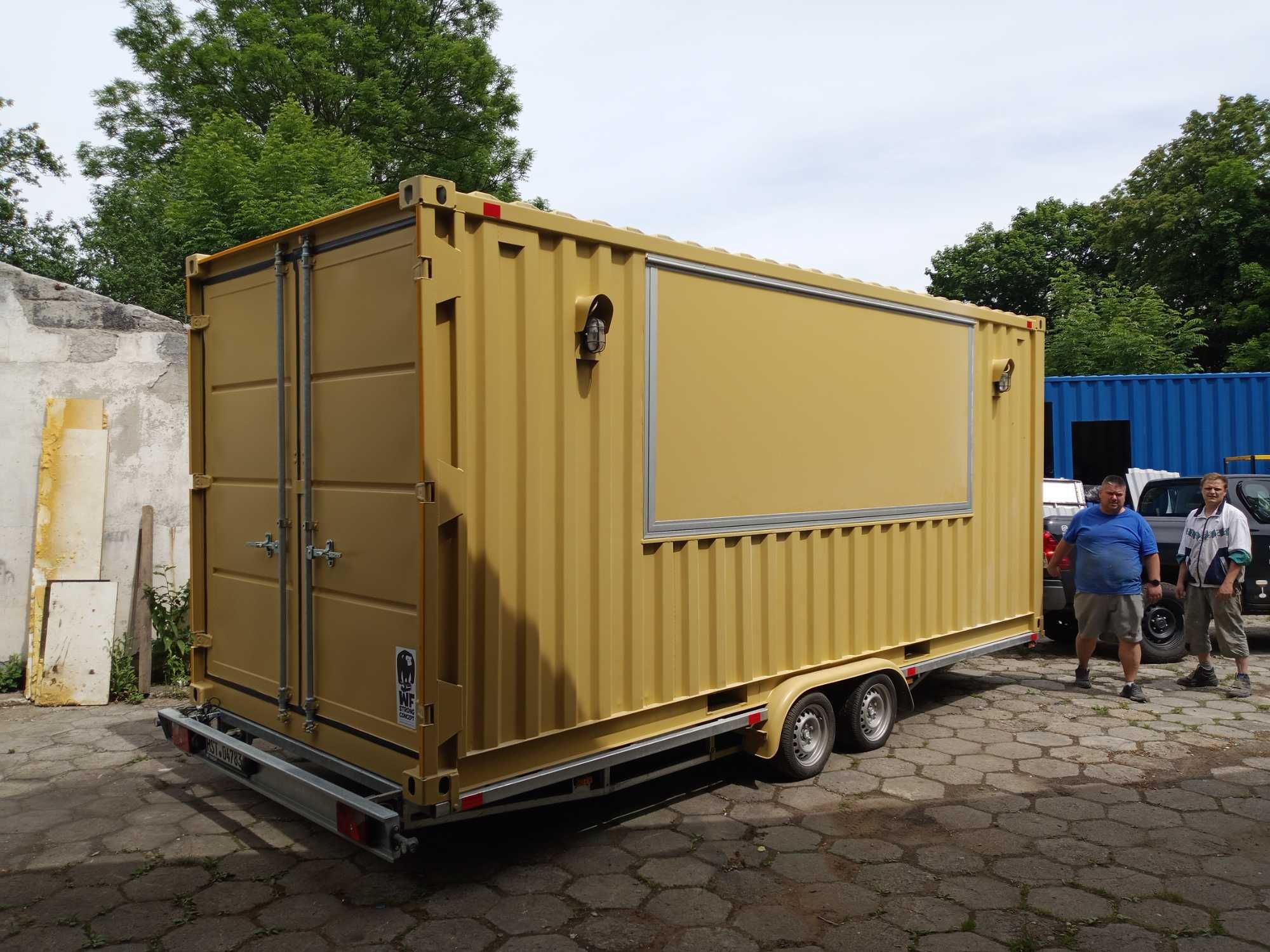kontener gastronomiczny FoodTruck pizza Kebab coffee,lody na podwozie!