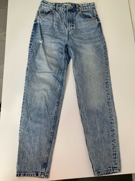 джинси джинсы bershka mom мамсы