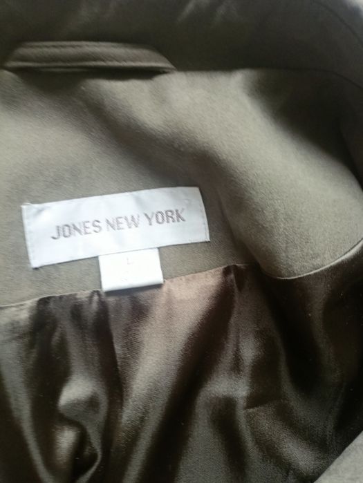 Marynarka narzutka lub lekki płaszcz khaki, oversize, l-xl, stan bdb