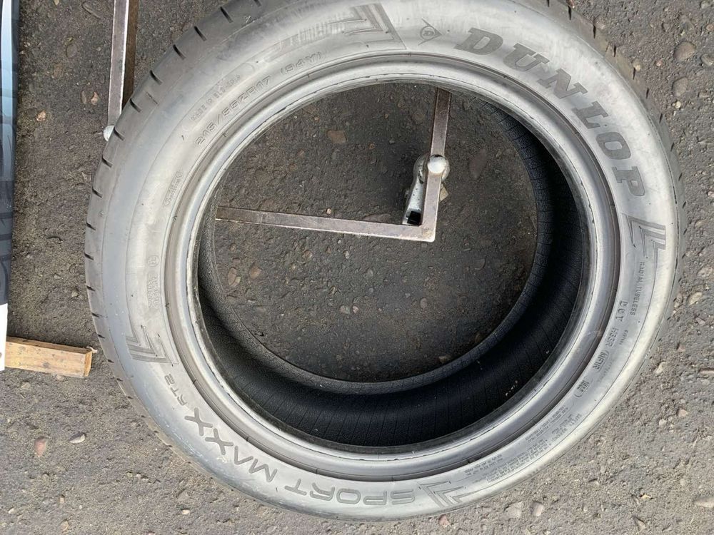 Шини 215/55 R17 Dunlop літо 2022 рік 6 мм
