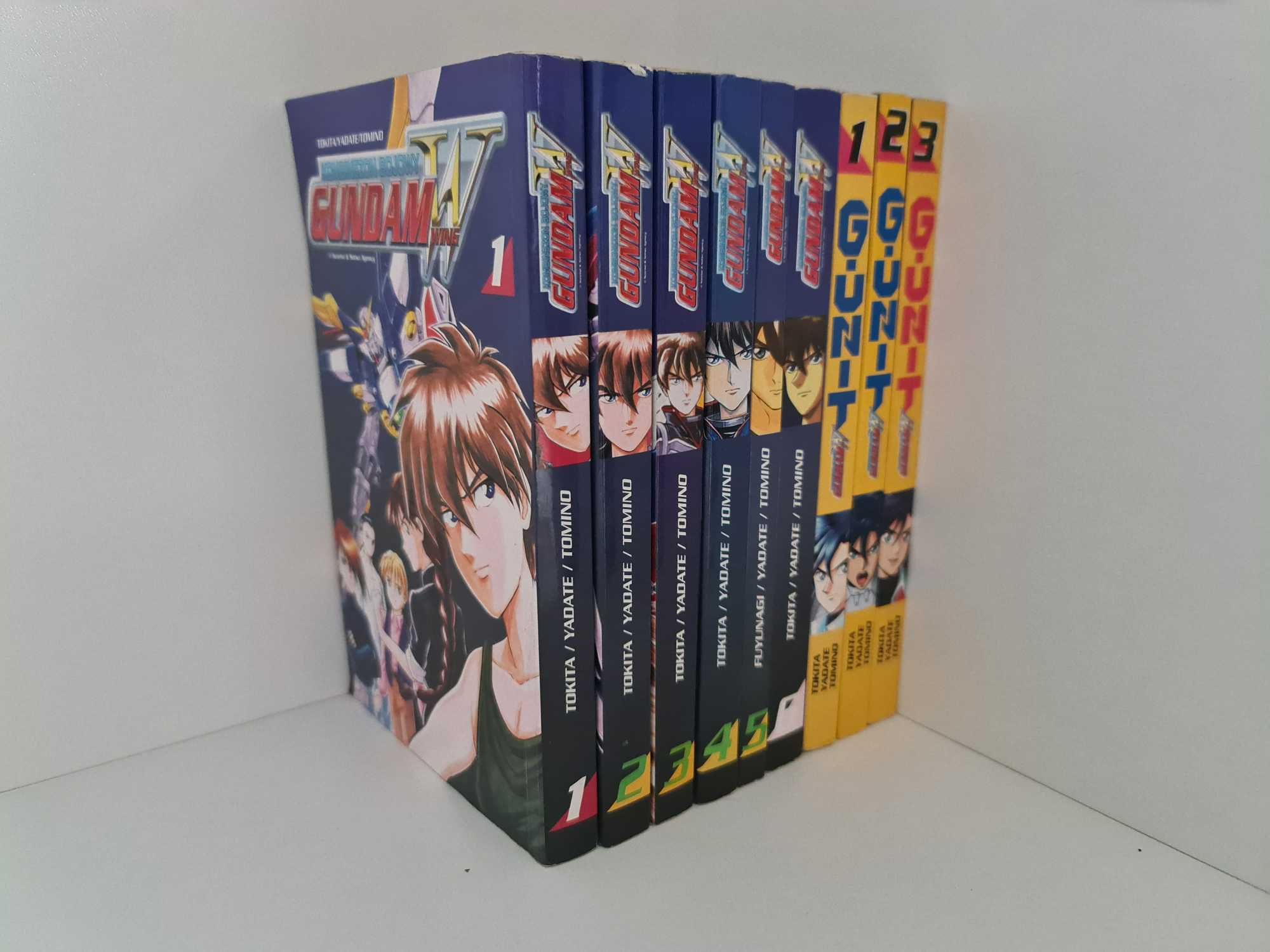 Manga - Gundam Wing Tomy 1-6 + G-Unit Tomy 1-3 - PL - Unikat