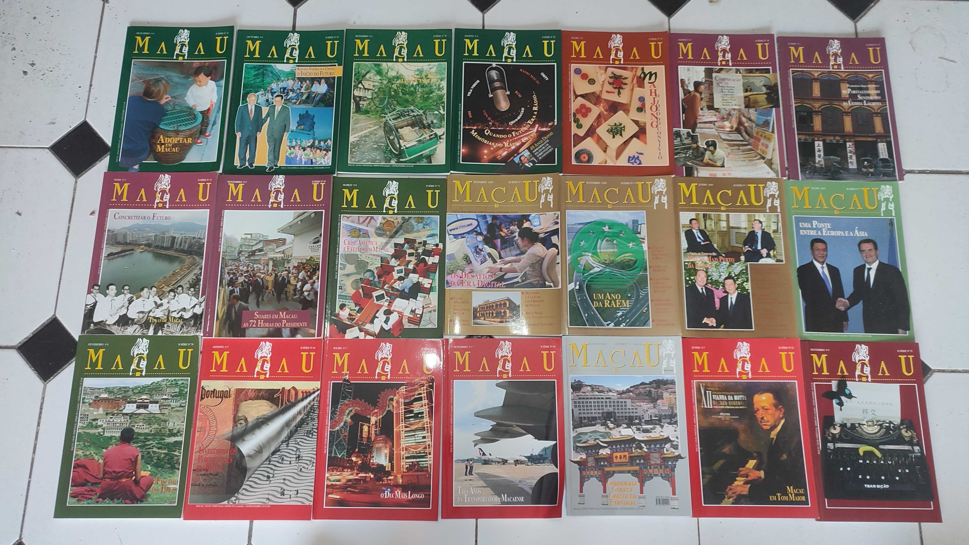 Lote 83 Revistas Macau - Anos 90