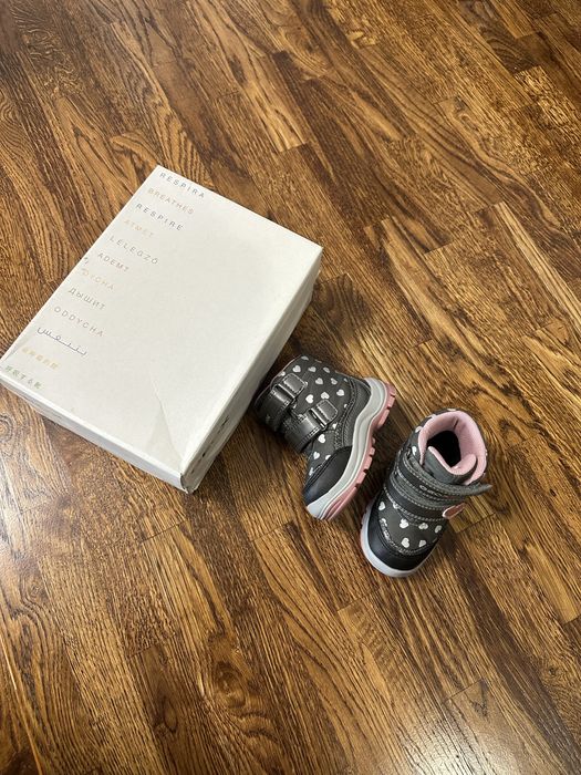 Дитячі зимові чоботи черевики geox 20 розмір 12.7 см