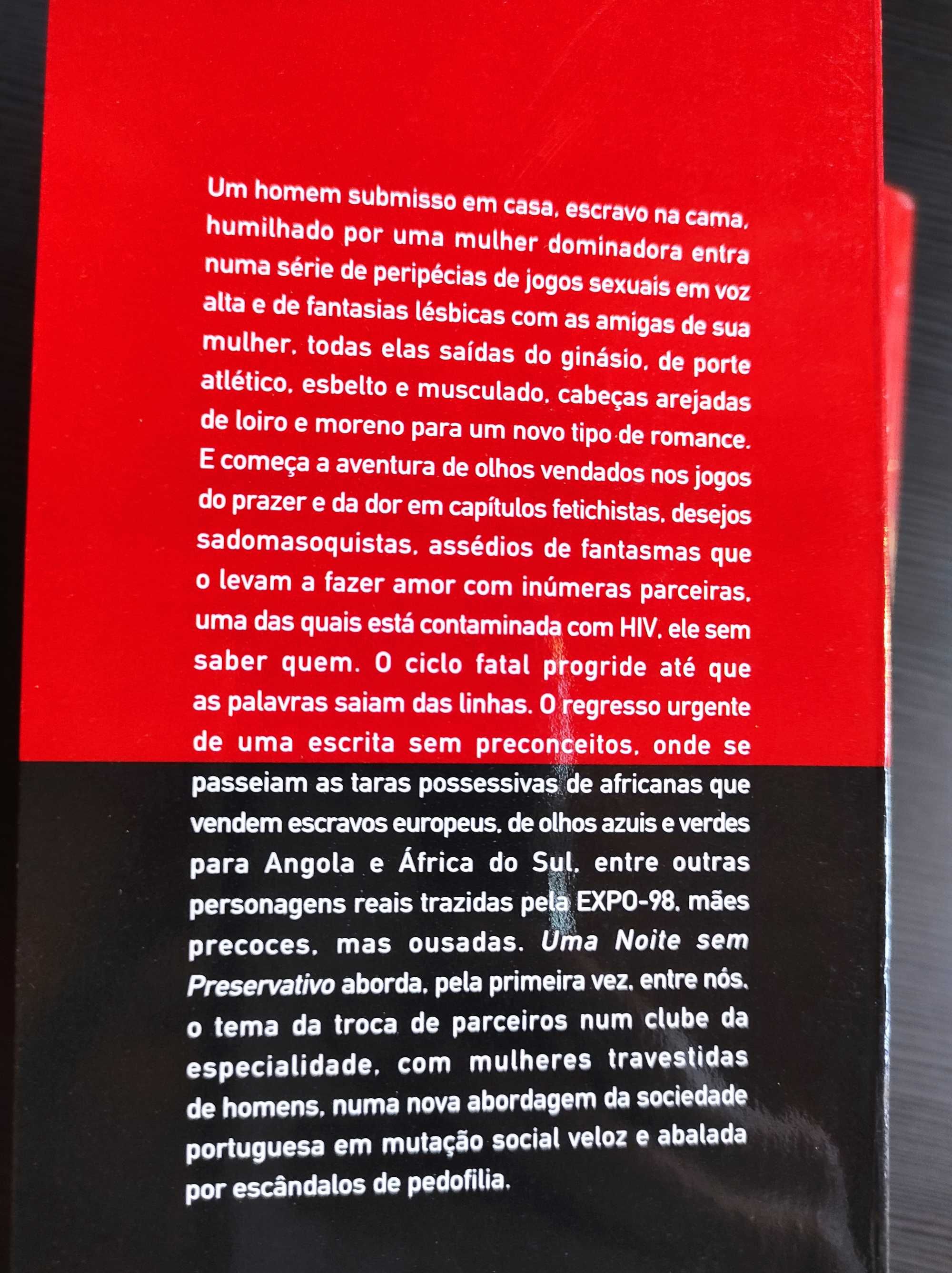 "Uma noite sem preservativo" (Livro Novo)