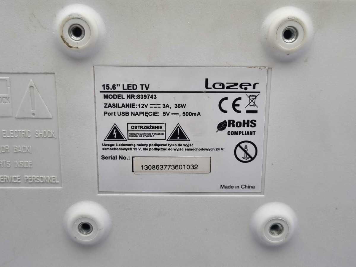 TELEWIZOR LAZER LED 15.6 Cala 839743 Biały