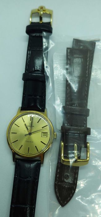 Mechaniczny męski zegarek Omega Geneve 35mm po serwisie u zegarmistrza