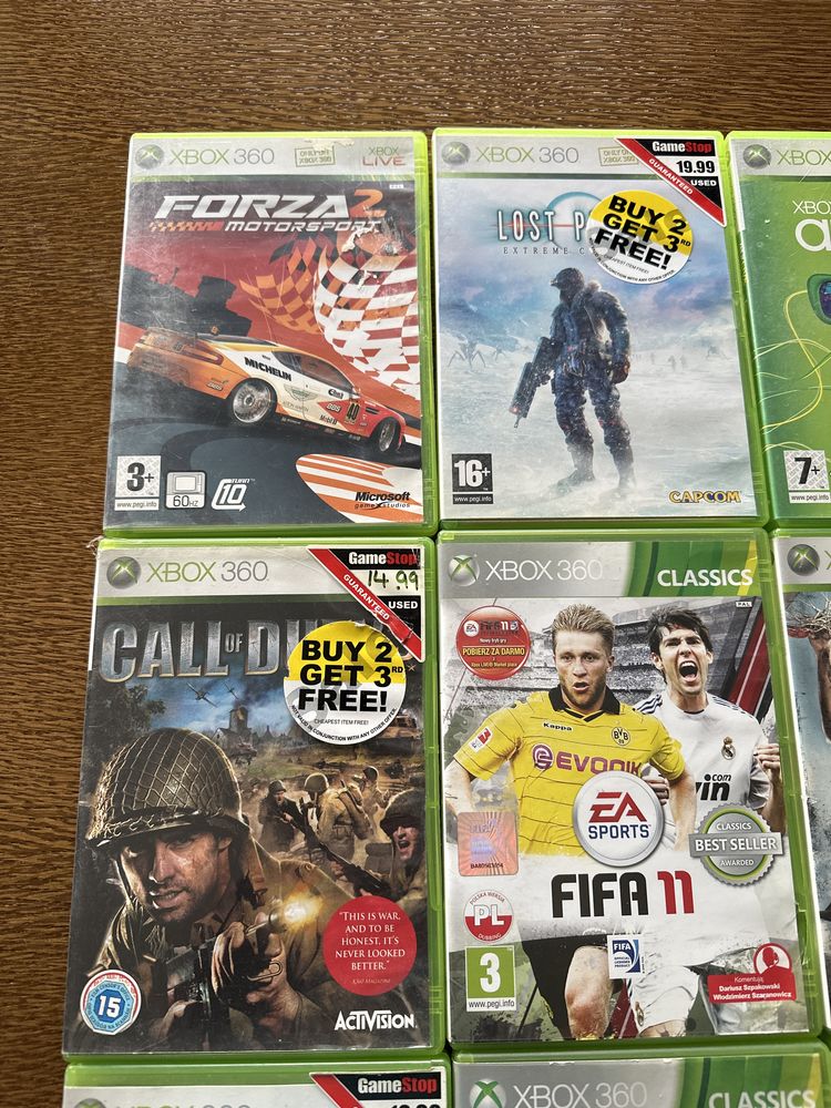 Xbox 360 Pakiet Gier Fifa Farcry Forza Battlefield!