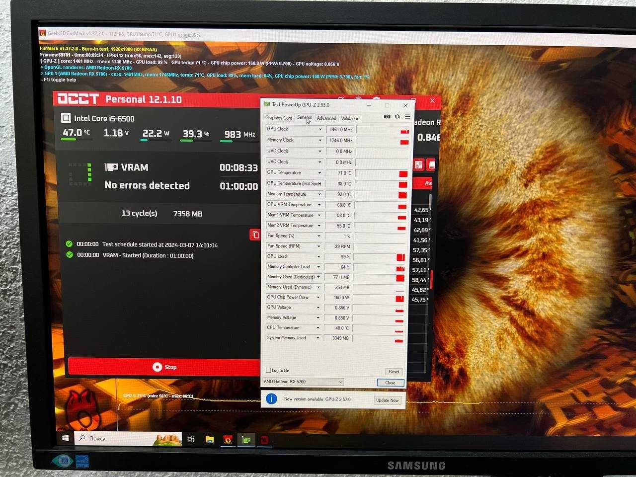 Відеокарта Asus DUAL EVO RX 5700 8GB GDDR6 256bit KLAVAcomp