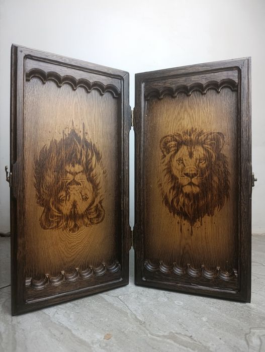 Нові нарди з натурального дуба 40х40см