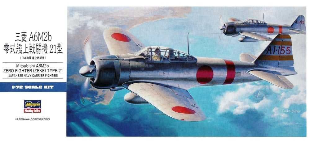 Hasegawa D21 Mitsubishi A6M2 1/72