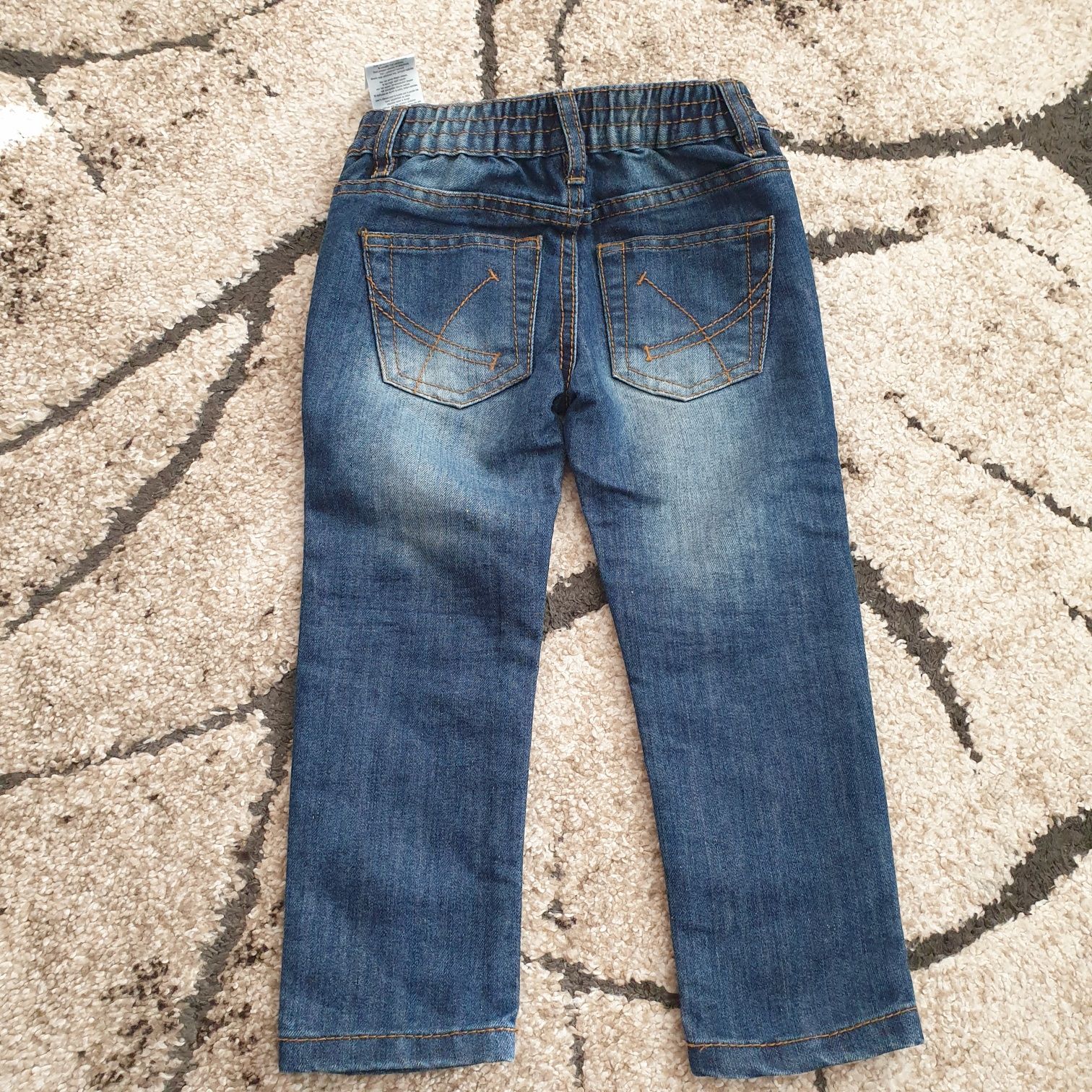Spodnie jeansowe chłopięce r 92/98