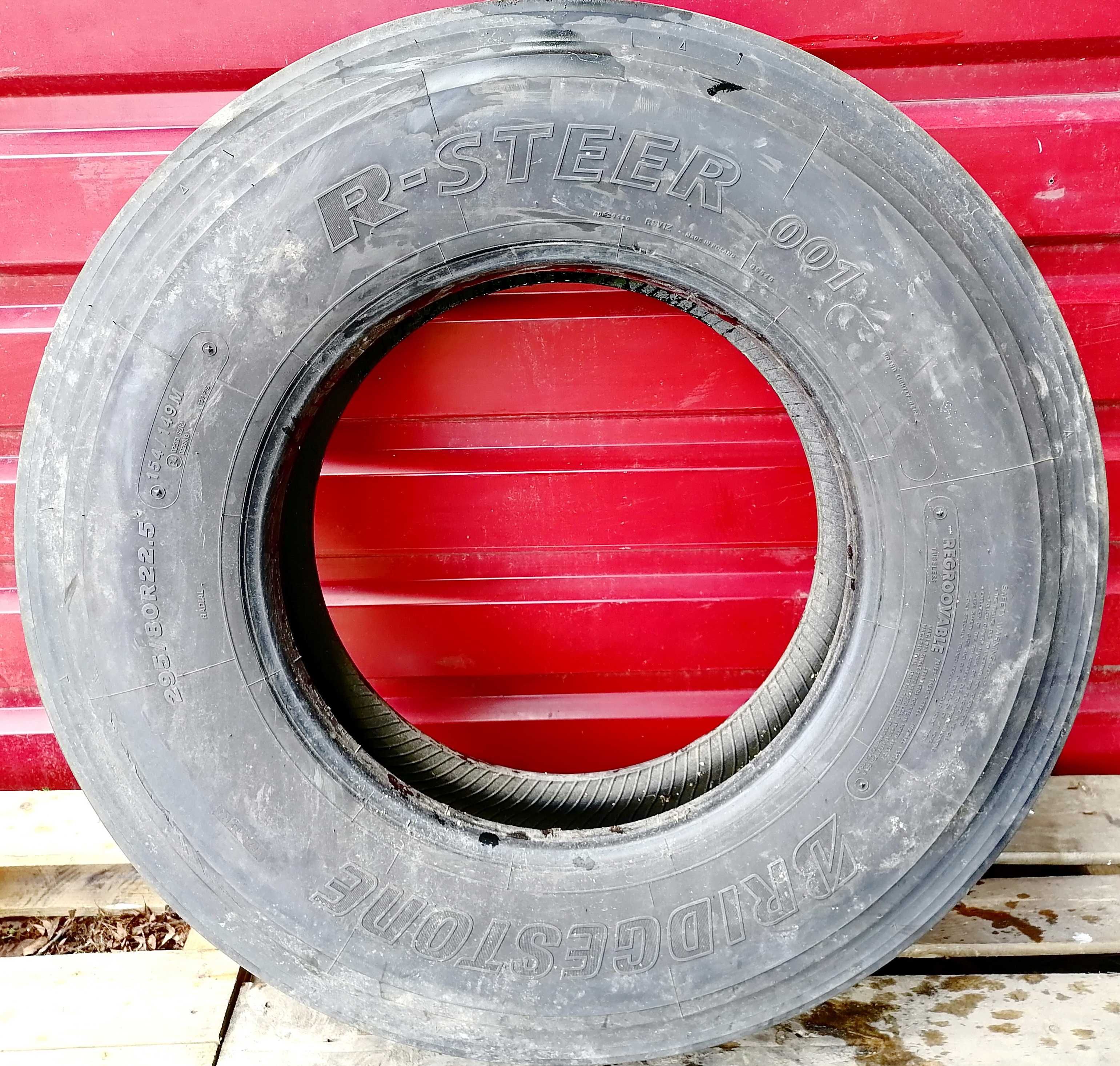 295/80 R22.5 Bridgestone R-steer opony autobus 1x / Świdnik wysyłka