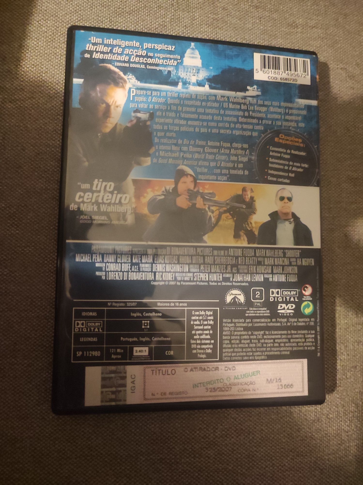 O Atirador - Mark Wahlberg